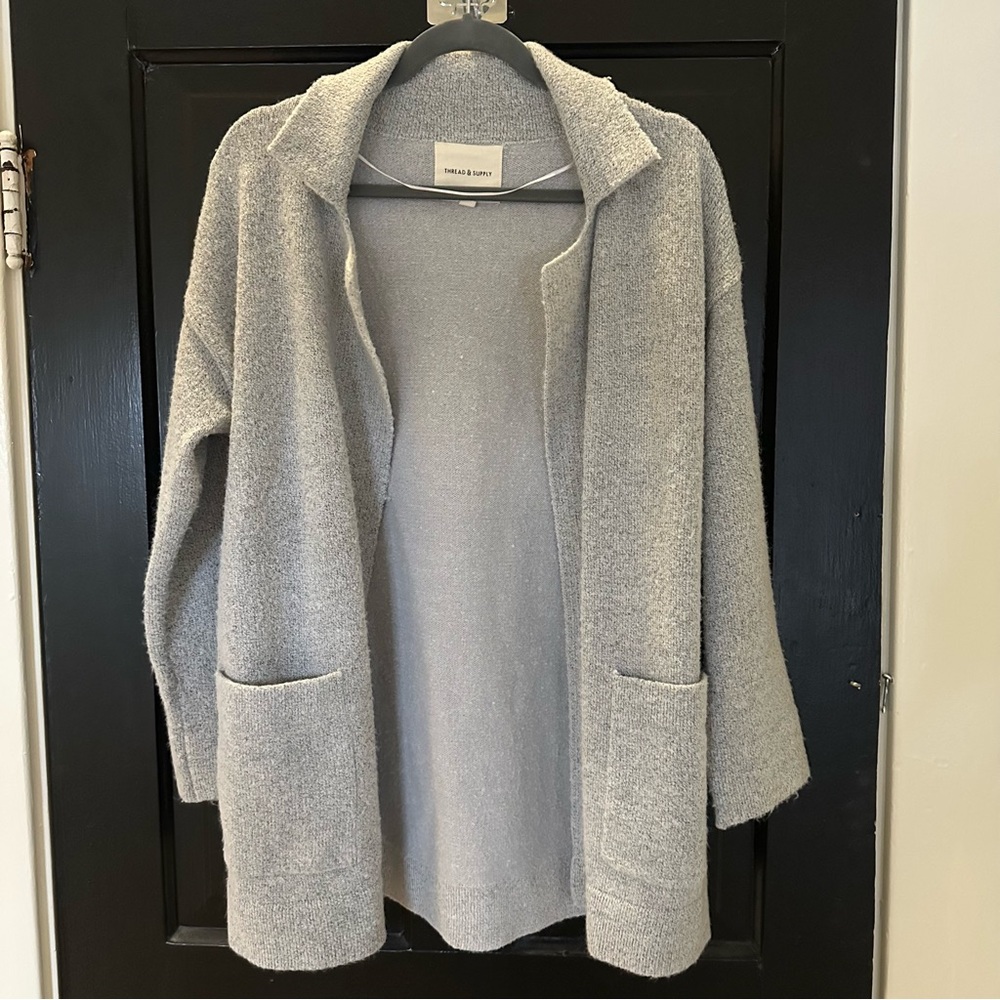 Thread & Supply Light Gray Women's Sweater